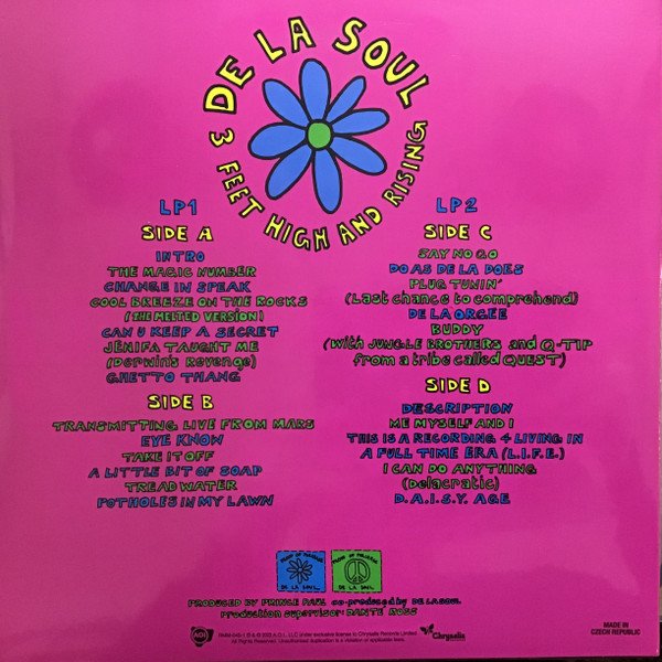 De La Soul - 3 Feet High And Rising (Yellow Opaque) - Imagen 3