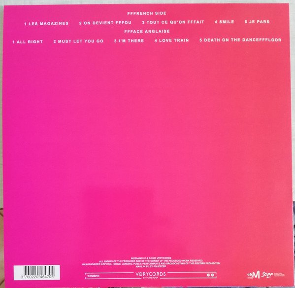 FFF (Fédération Française de Fonck) - I Scream (LP Limited Edition Purple) - Imagen 4