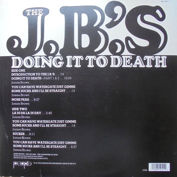 The J.B.'s - Doing It To Death - Imagen 2