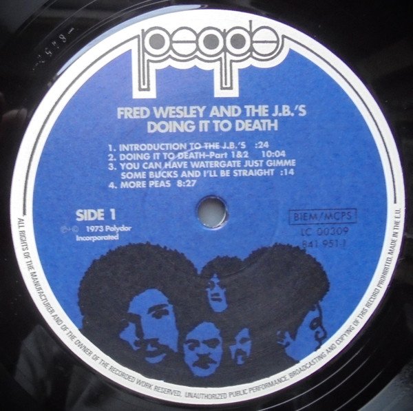 The J.B.'s - Doing It To Death - Imagen 3