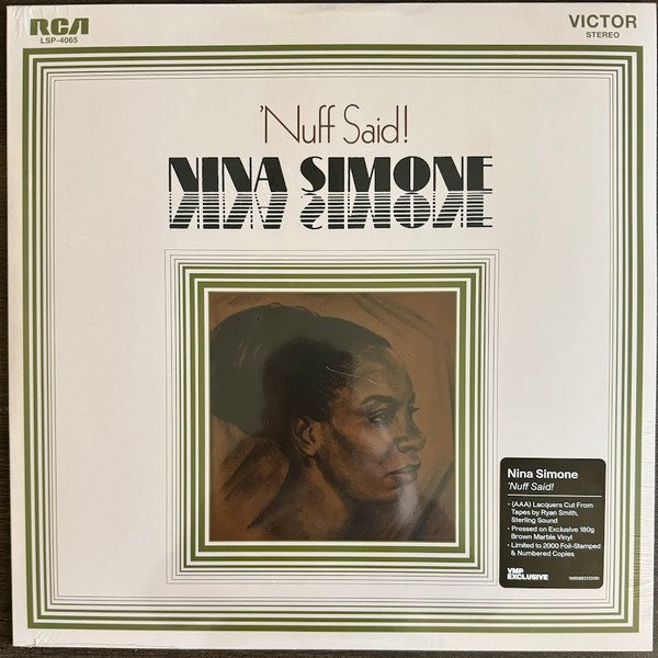 Nina Simone – 'Nuff Said! (Limited Edition Numbered)
