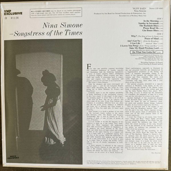 Nina Simone – 'Nuff Said! (Limited Edition Numbered) - Imagen 3