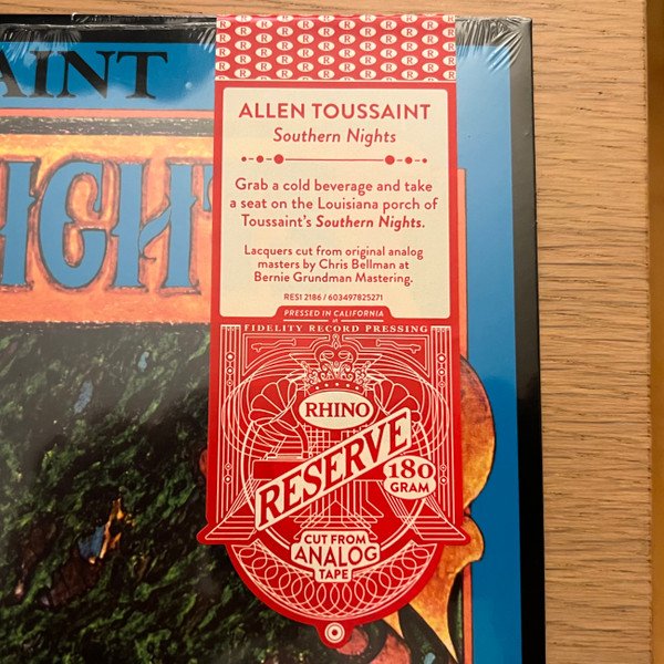 Allen Toussaint – Southern Nights (Rhino Reserve) - Imagen 3