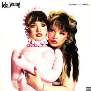 Lola Young ‎– I’m Only F**king Myself (White with Pink And Black Splatter)