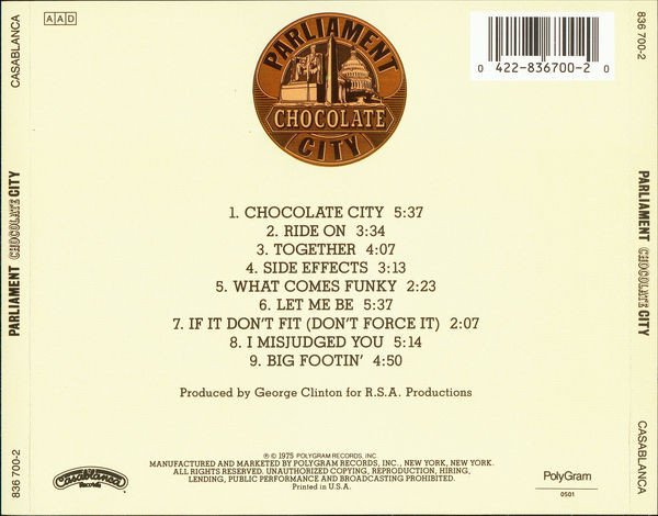 Parliament – Chocolate City - Imagen 2