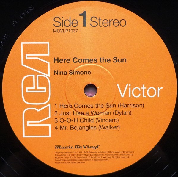 Nina Simone – Here Comes The Sun (Music on Vinyl) - Imagen 4